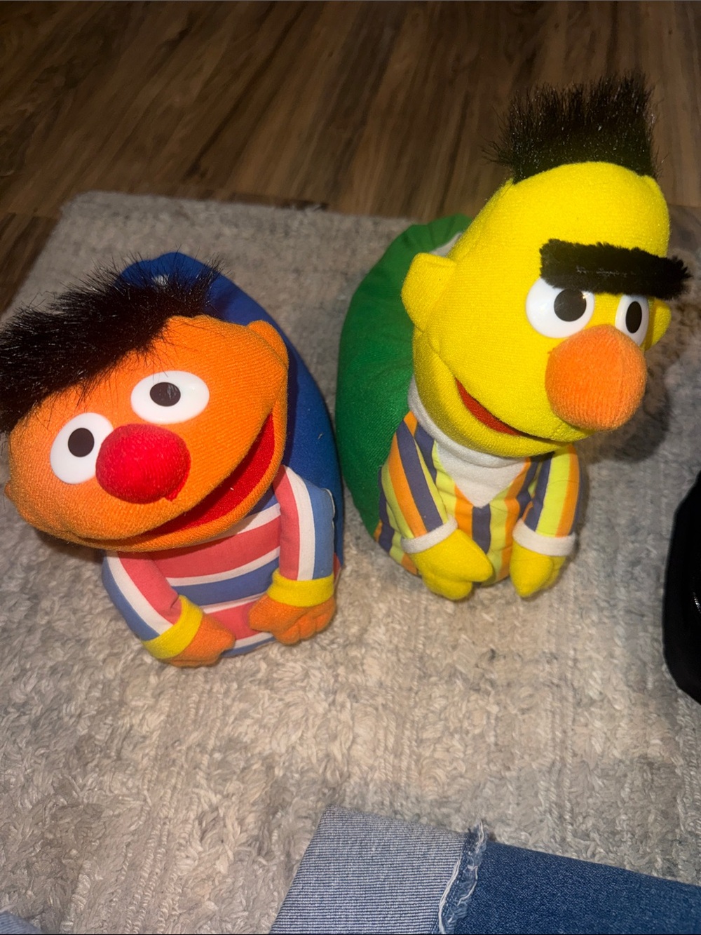 Vintage 90s Sesame Street Bert & Ernie slippers